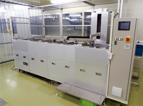 6-tank ultrasonic cleaning machine