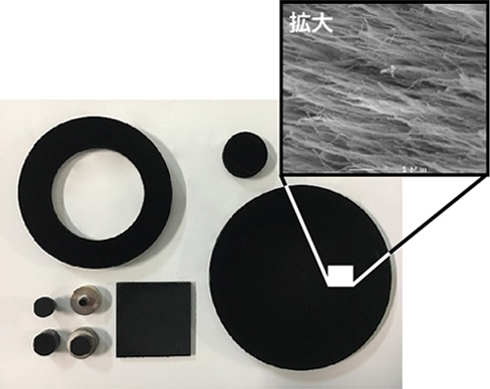 Carbon nanostructure cold cathode electron source